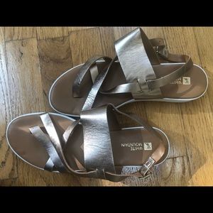 White Mountain sandals (bronze)
